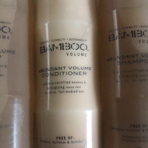 Bamboo shampoo and conditioner set